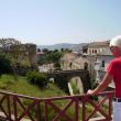 Crotone. Beneden de slotbrug waarover we afdalen <span class=