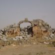 Apamea. een Belgisch team heeft de Antiochi&euml; Poort gerestaureerd