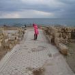 Caesarea. Gang met moza&iuml;ekvloer in of bij het paleis van de Romeinse prefect. Pontius Pilatus?
