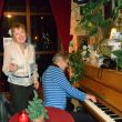 Esther Bax en Hans Dubbeldam van Trio Joliecoeur in Theatercaf&eacute; 't Pand