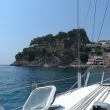 Parga met de ru&iuml;ne van het Noormannenkasteel, resp. van de Venetianen, de Britten en Ali Pasha