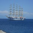 De windjammer bij Marina Corta, L&iacute;pari