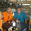 Santa Pola. Met onze buren Deborah & Peter kijken naar de WK-wedstrijd Nederland-Australi&euml;