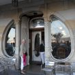 Muros. Caf&eacute; 'O Capitan' heeft een mooie Jugendstil-gevel