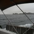 In regenachtig weer passeren we Cabo Villano, op weg naar La Coru&ntilde;a