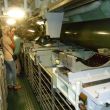 Kernonderzee&euml;r Le Redoutable. De ruimte voor het lanceren van torpedo's