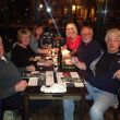 Idem. De feestelijke maaltijd na afloop in Eetcaf&eacute; De Knijp