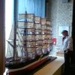 Een van de vele scheepsmodellen in het Mus&eacute;e Portuaire in Duinkerken.