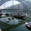 Porto, de Ponte Lu&iacute;s I met portschepen