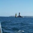De Pointe de Penmarc&acute;h met de boei Men Hir