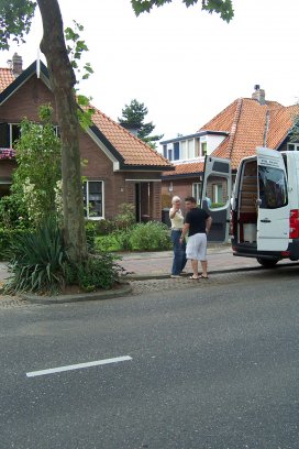 Nieuwe Hoven, Gorinchem. We verhuizen de spullen van Oma Steers