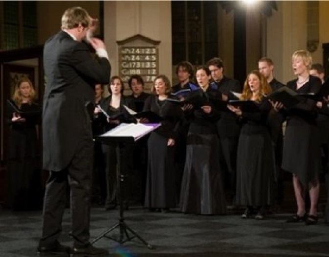 Kamerkoor Ars Musica met dirigent Patrick van der Linden