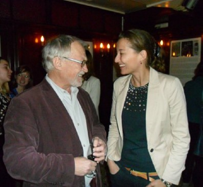 Met Valentine van der  Lande, bedenker en baas van TenPages