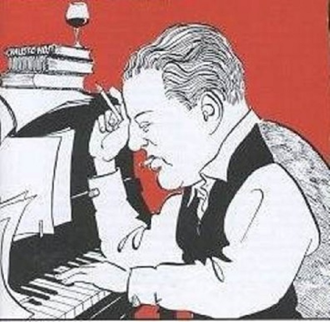 De componist Constant Lambert, vooroorlogs minnaar van de ballerina Margot Fonteyn, in een karakteristieke pose.