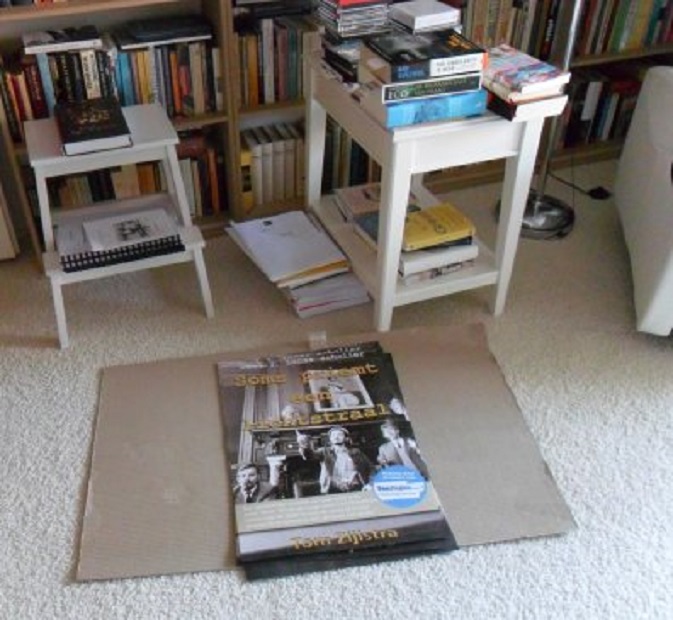 De posters voor mijn boek. Gisteren haalde ik ze op