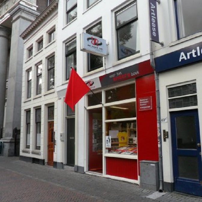 Boekhandel 'De Rooie Rat', Oudegracht 65, Utrecht