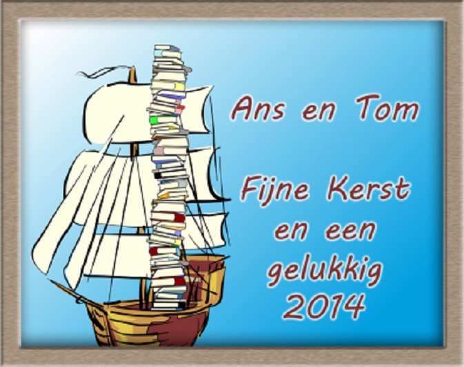 Zeilen en boeken, wenskaart van Wim van Heel