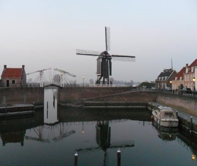 De stadshaven van Heusden