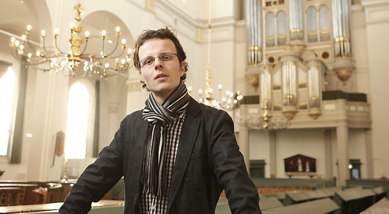 Gerben Budding voor het Bätz-Witte orgel
