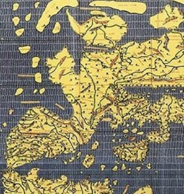 Tabula Rogeriana (uitsnede), Al Idrissi, 1154