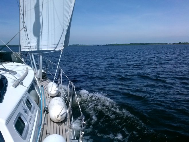 Heerlijk zeilen op het Volkerak.
