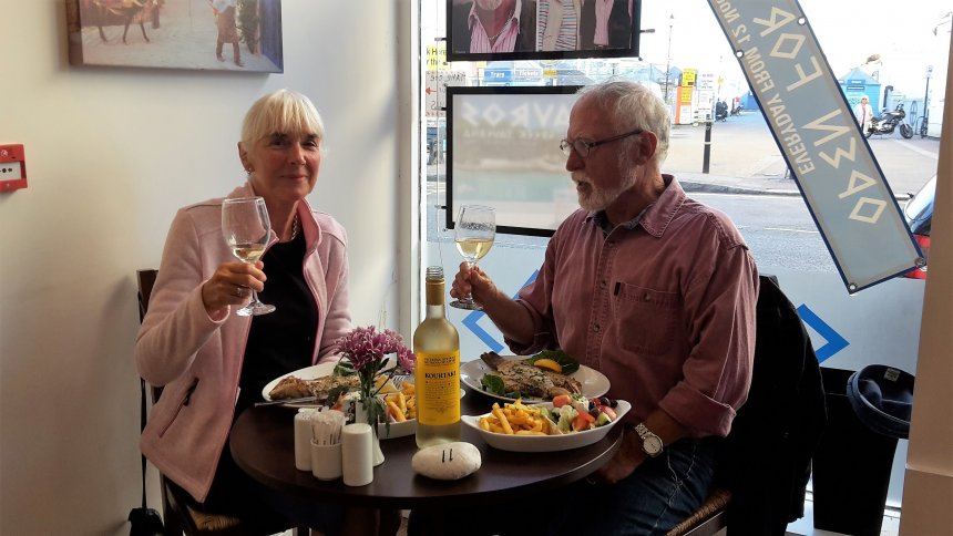 Genieten in Grieks-Cypriotisch restaurant 