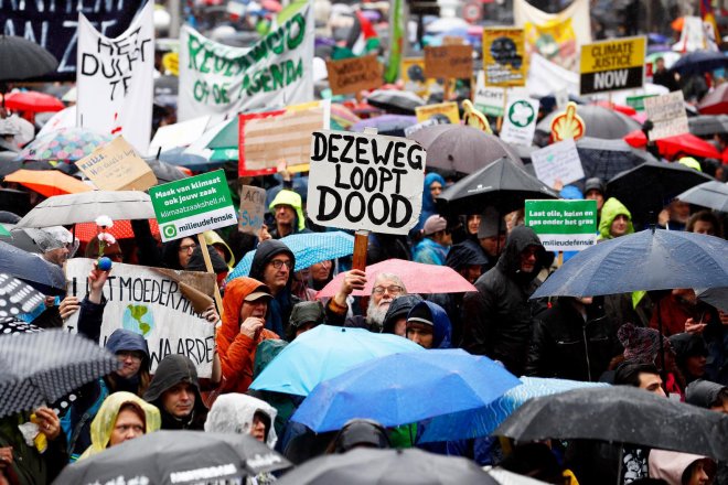 Klimaatmars in Amsterdam 2019 (foto: ANP)