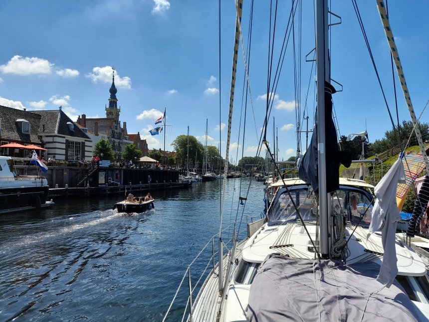 Dulce in de haven van Veere.