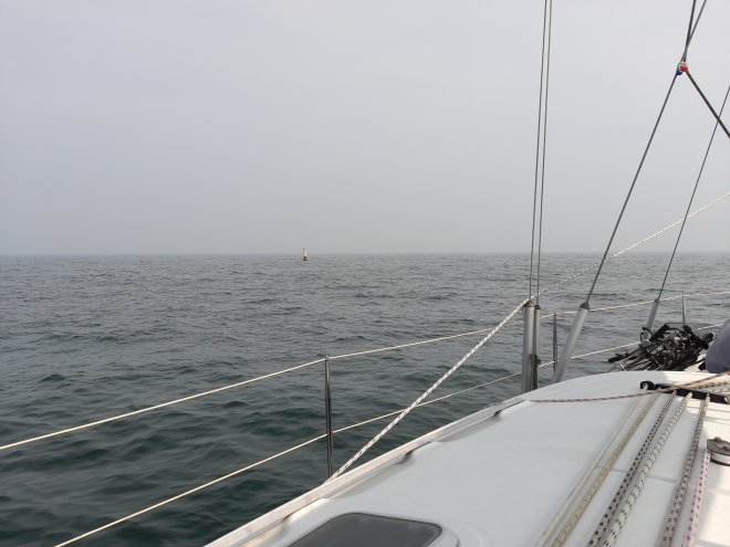 Ergens onderweg voor de Zeeuwse kust