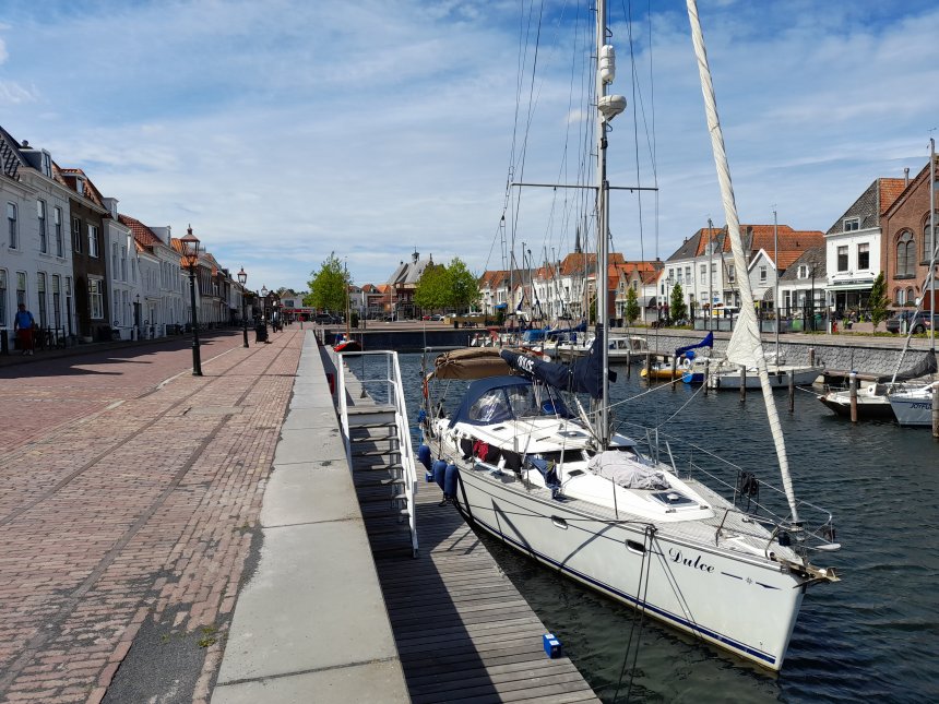 Dulce gisteren in Brouwershaven.