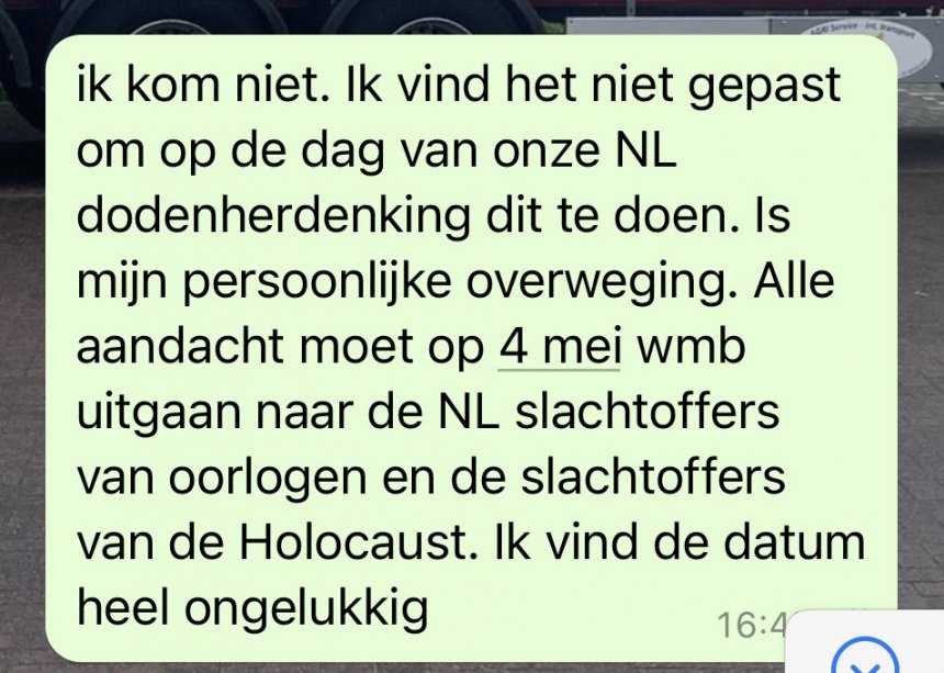 Tweet van Caroline van der Plas van gisteren.