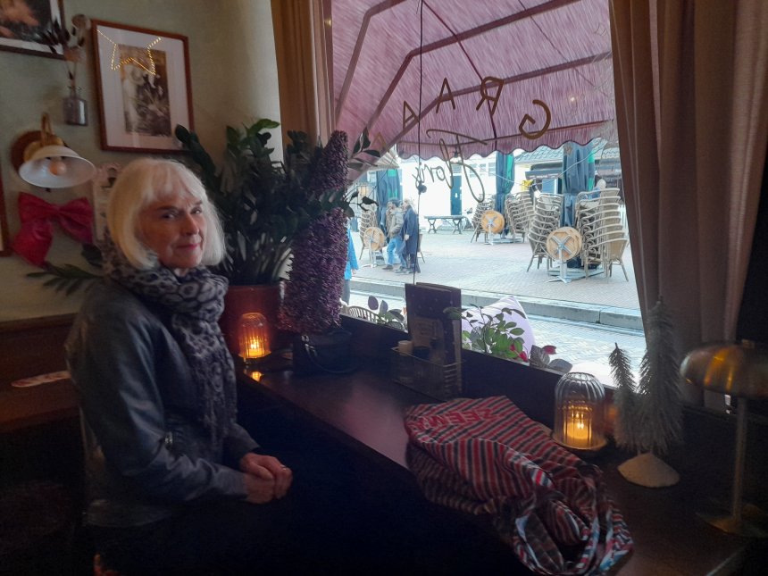 Bij Graaf Floris op de Vismarkt in Utrecht.